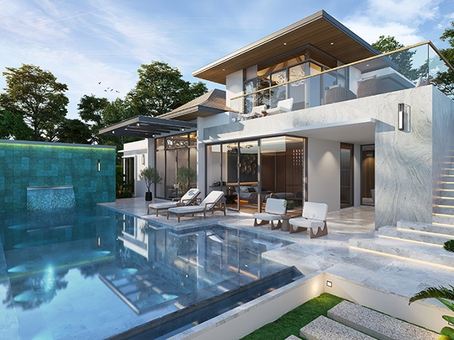 Green Pool Villa by Viriya